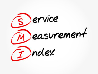 SMI - Service Measurement Index acronym, business concept background