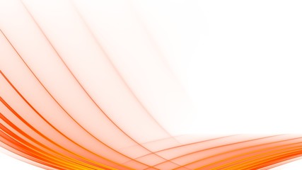 light orange wave white background.