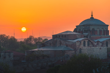 Hagia Sophia at morning twilight