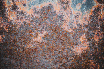 Rust texture background.Vintage tone.