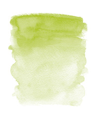 Obraz premium Olive green watercolor stain Gradient background Wedding Party Baby shower Invitation texture