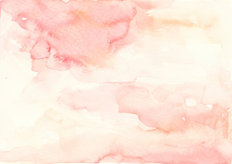 Roze en beige aquarel achtergrond Abstracte splash textuur Huwelijksuitnodiging achtergrond Baby shower backdrop