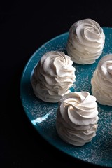  marshmallows black background