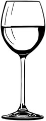 Weinglas wine glass Wein Glas Vektor Silhouette svg