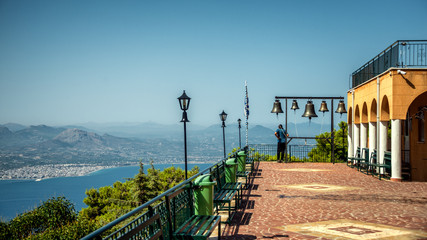 Impressions from the Monastery St. Patapios ( Moni Osiou Patapiou) near Loutraki, Greece