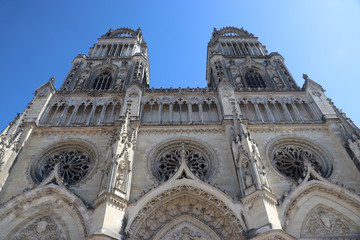 Fototapeta na wymiar Kathedrale von Orleans an der Loire, Frankreich