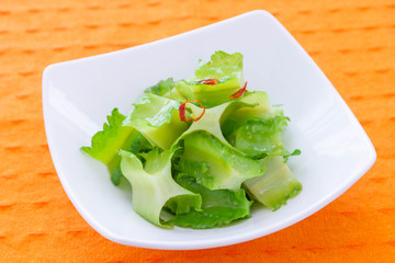 シカクマメのナムル