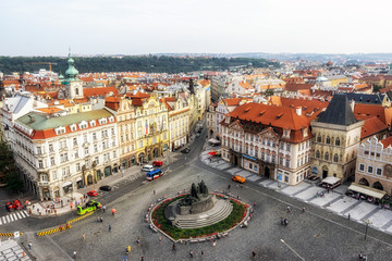 Fototapeta na wymiar old town square in Prague
