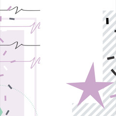 backgrounds instagram posts template, gray pink geometry