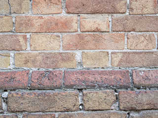 Old dirty brickwork wall. Background texture. Scratches and bumps