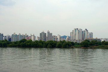 Fototapeta premium Hang river in Seoul in the evening