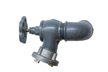 Cut out image of an indoor wall fire hydrant