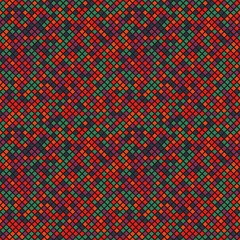 Abstract seamless pixels background. Mosaic backdrop.
