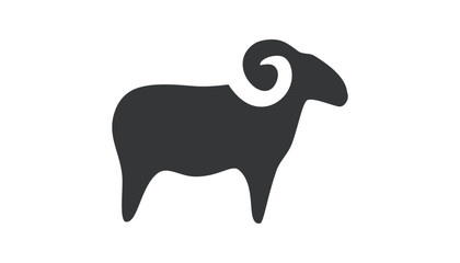 sheep logo icon design vector eps 10