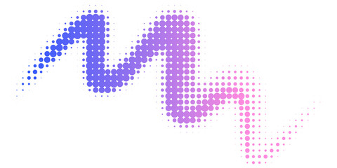 Gradient  futuristic pattern.