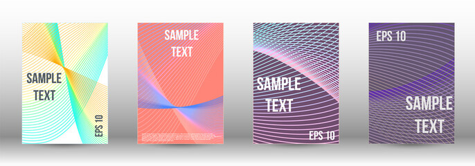 Creative backgrounds with abstract gradient linear