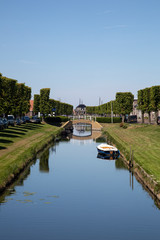 Canal in historical Dutch city Stavoren