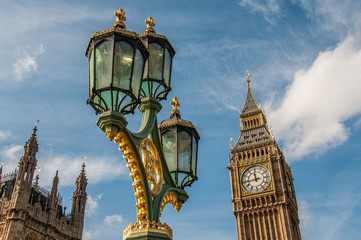 Fototapeta na wymiar Houses of Parliament and Big Ben