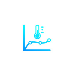 temperature monitoring vector icon