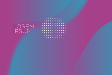 Smooth abstract colorful backgrounds set - eps10