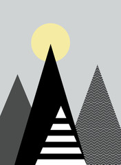 Góry ilustracja © Monika