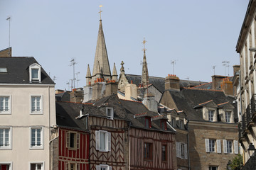 Fototapeta na wymiar Altstadt von Vannes, Bretagne