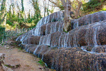 Fototapeta premium Natural park of the monastery of Piedra