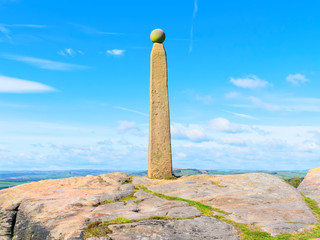 High up on the gritstone rocks of Birchen Edge stands a 200 year old monument dedicated to Admiral Lord Nelson.