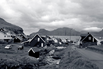 Die Ortschaft Gjógv