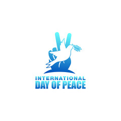 International Day of peace vector