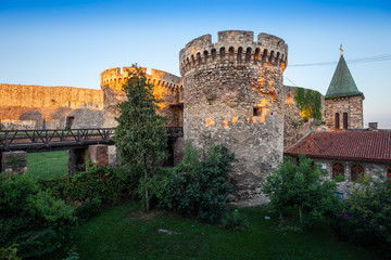 Fototapeta na wymiar Belgrade Kalemegdan fortress