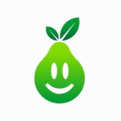 Organic Healthy Food creative symbol