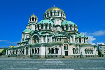 Obraz premium St. Alexander Nevsky Cathedral in Sofia, Bulgaria.