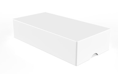 Mock Up Original Box, packaging Design for Candy, Snack in Isolated on a white Background with Work paths. 3d illustration