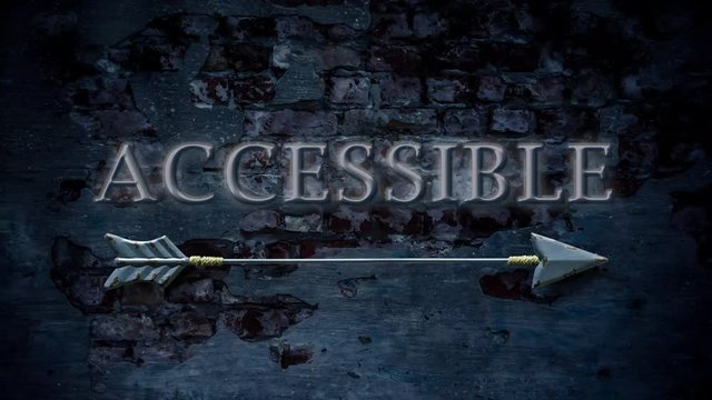 Street Sign the Way to Accessible