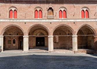 Fabriano. Old Hospital, XV century, Fabriano - Italy - obrazy, fototapety, plakaty