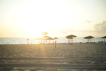 Fim de dia na praia 