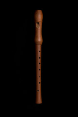 flute isolated on black background