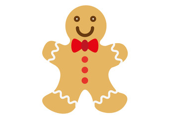 Galleta de jengibre típica en navidad.