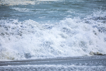 stormy ocean scenery background