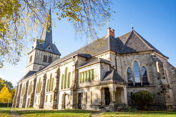 Fototapeta premium Nikolaikirche Oebisfelde im Sommer