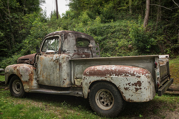 Rusted Old Pickup Truck