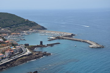 Castelsardo widok na port i miasto © Barbara Bajorek