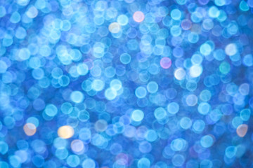 Abstract blue circular particle background