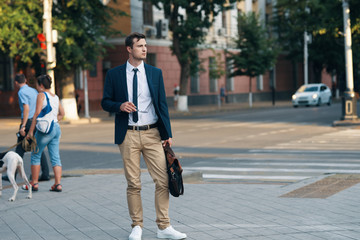 people walking on the street