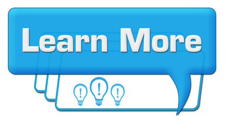 Learn More Blue Lines Comment Symbol 