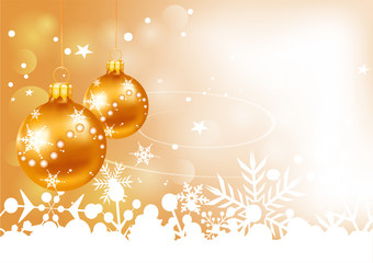 golden christmas background