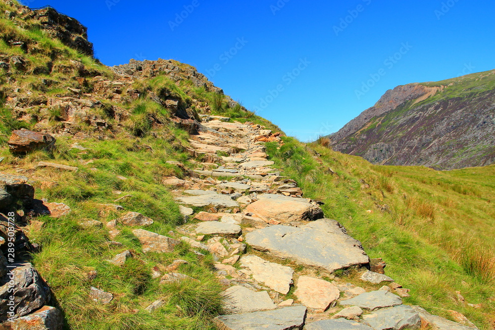 Sticker High mountains of Wales in United Kingdom