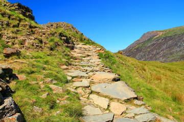 Obraz premium High mountains of Wales in United Kingdom