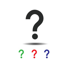 question mark icon vector design template